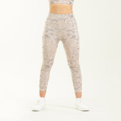 FibR - Ivory stripes leggings