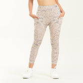 FibR - Ivory stripes leggings