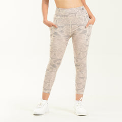 FibR - Ivory stripes leggings