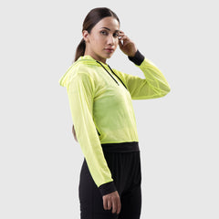 FIBR - LOOSE FIT MESH HOODIE - Neon Yellow