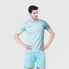 Fibr-Active Shirt TURQUOISE MELANGE TEXTURE