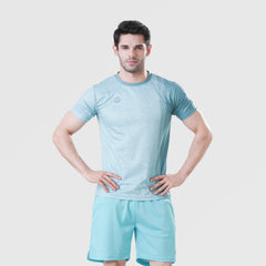 Fibr-Active Shirt TURQUOISE MELANGE TEXTURE