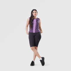 Fibr- Dapper Singlet PURPLE TWO TONE