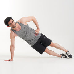 Fibr -Fundamental Tank Top Grey Mélange