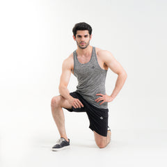 Fibr -Fundamental Tank Top Grey Mélange