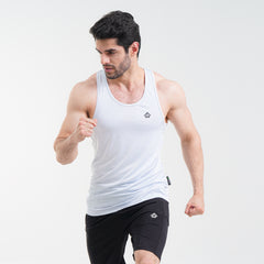 Fibr -Fundamental Tank Top White Mélange