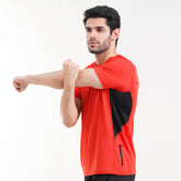 Fibr-Arrival T-shirt Royal Red/Black