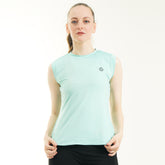 Fibr Comfort Fit Sleeveless Top Tiffany Blue