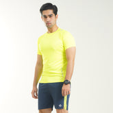 Fibr -Power Tee - Neon Yellow