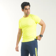 Fibr -Power Tee - Neon Yellow