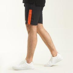 Fibr-Flex Shorts - Black/Neon Orange