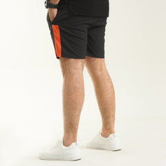 Fibr-Flex Shorts - Black/Neon Orange