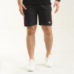 Fibr-Flex Shorts - Black/Neon Orange