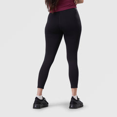 Fibr- Sleek Mesh Paneled Leggings BLACK