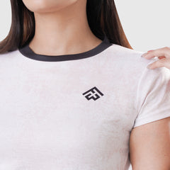 Fibr- Performance Pro Shirt IVORY AND BEIGE OMBRE