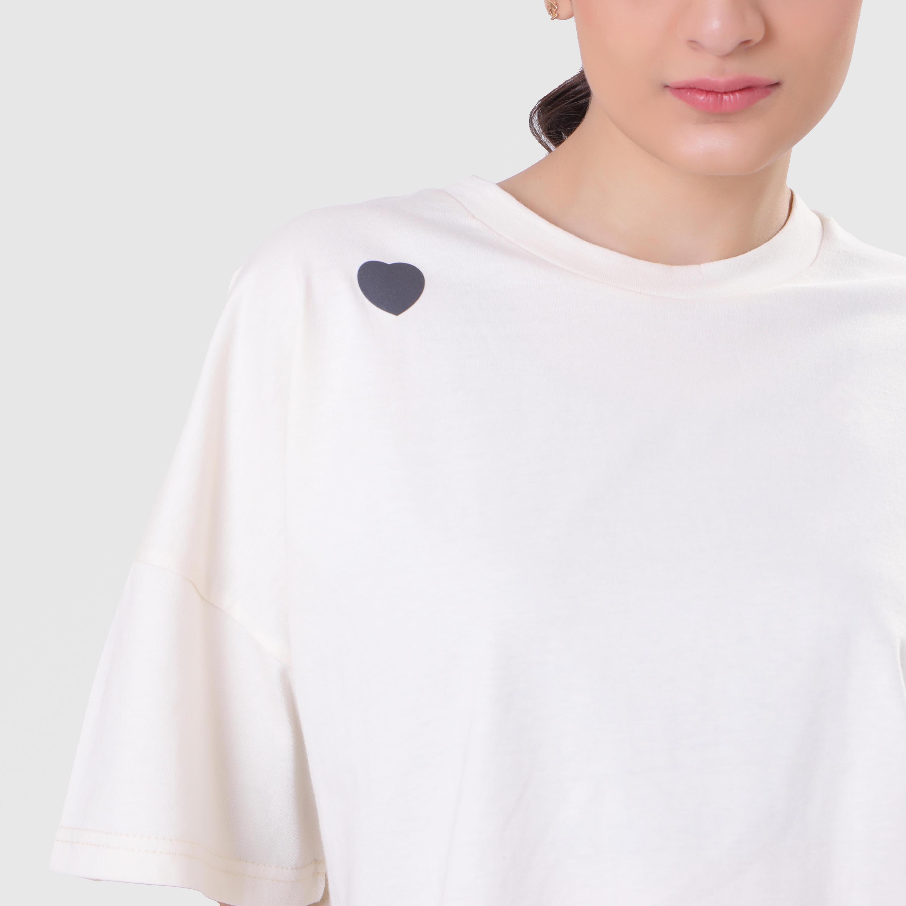 FIBR- LIFTING ESSENTIALS OVERSIZED T-SHIRT WHITE