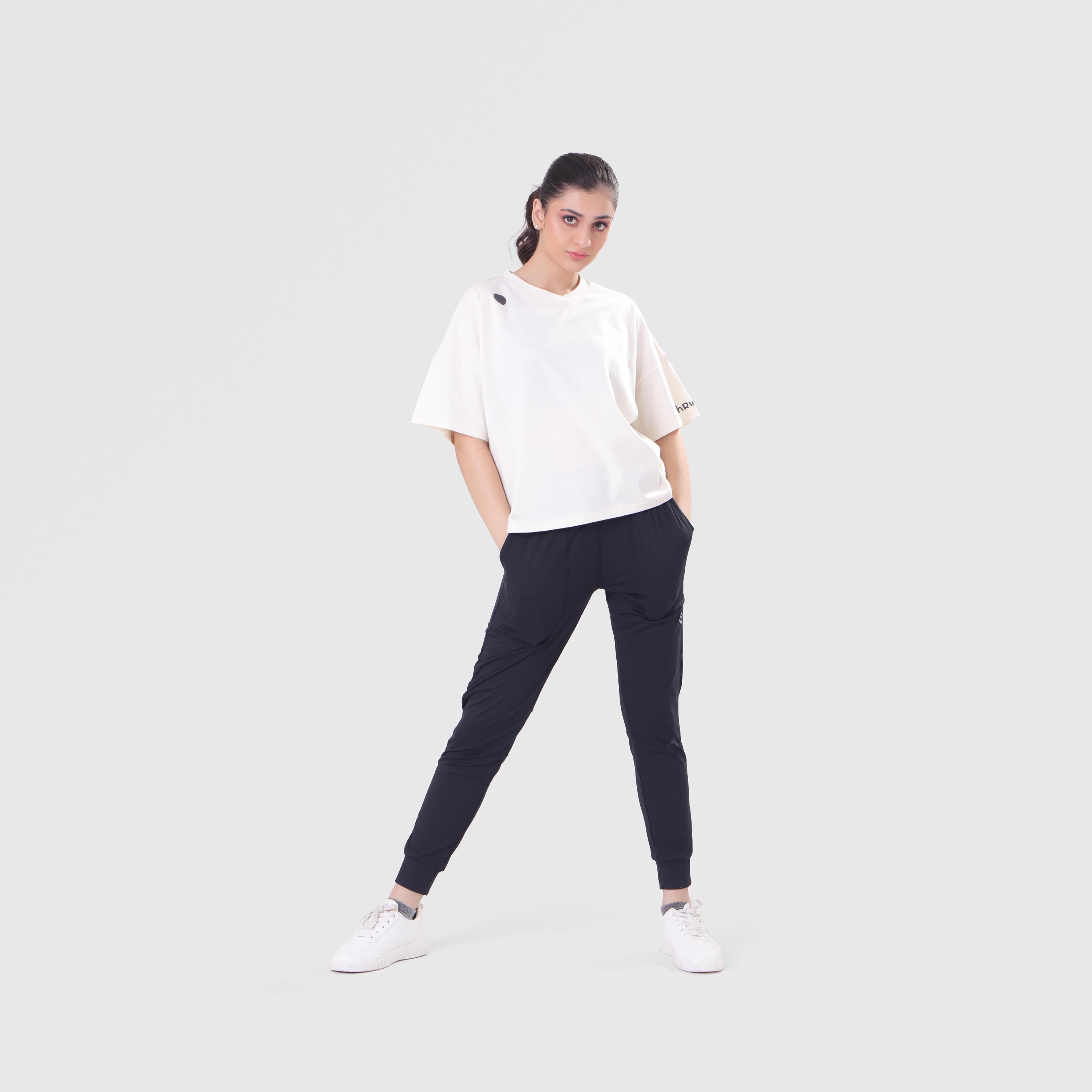 FIBR- LIFTING ESSENTIALS OVERSIZED T-SHIRT WHITE