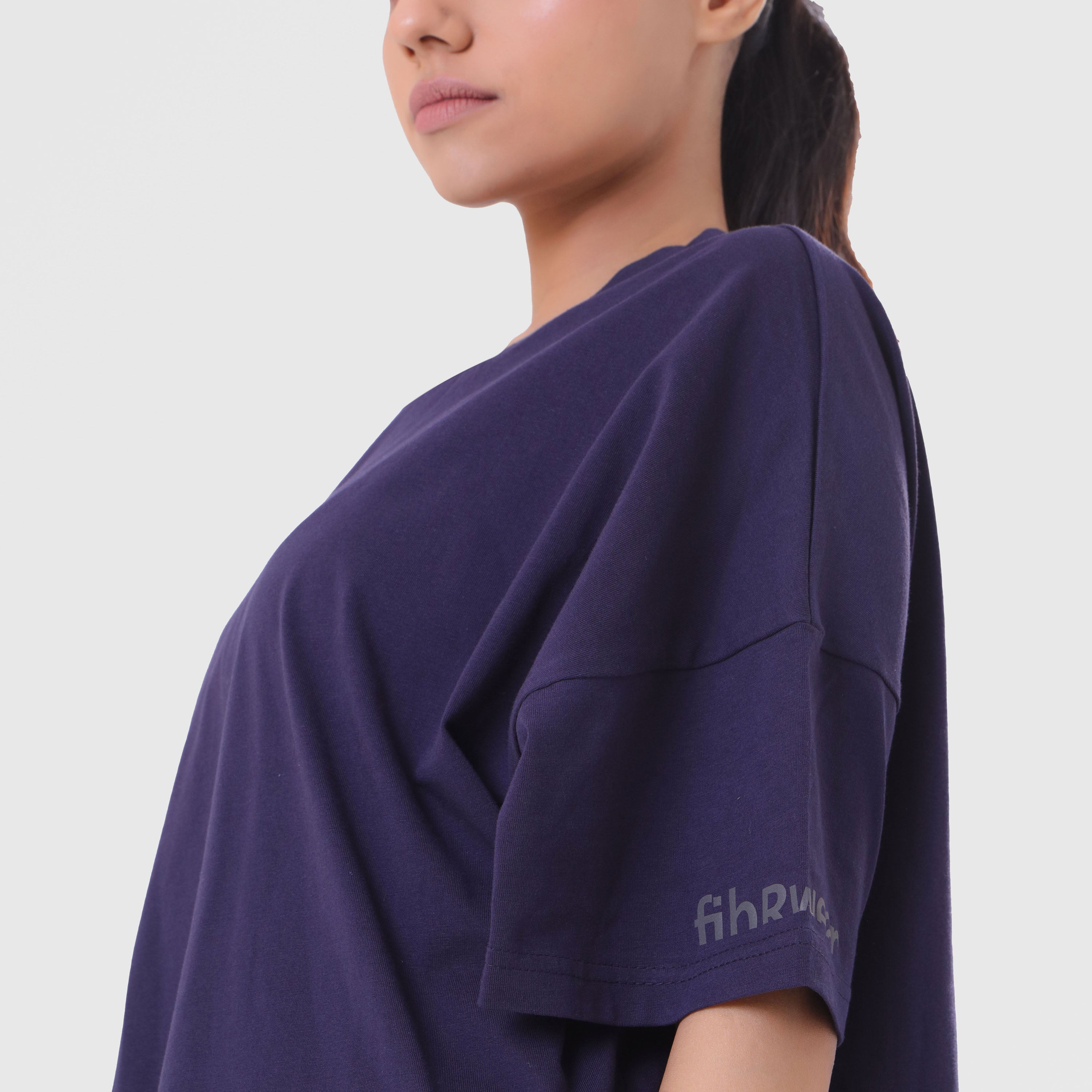 FIBR- LIFTING ESSENTIALS OVERSIZED T-SHIRT NAVY
