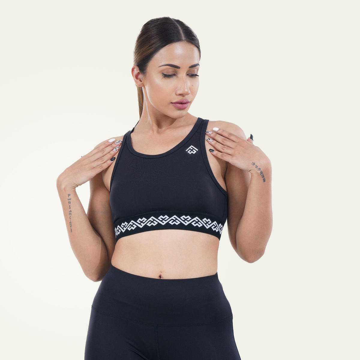 FibR-fitware sports bra BLACK