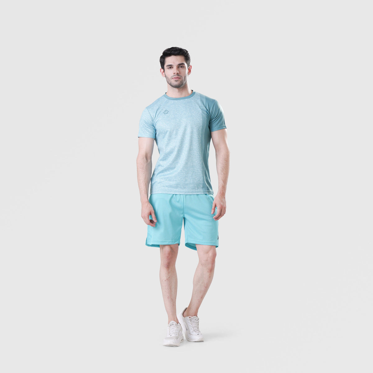 Fibr-Active Shirt TURQUOISE MELANGE TEXTURE