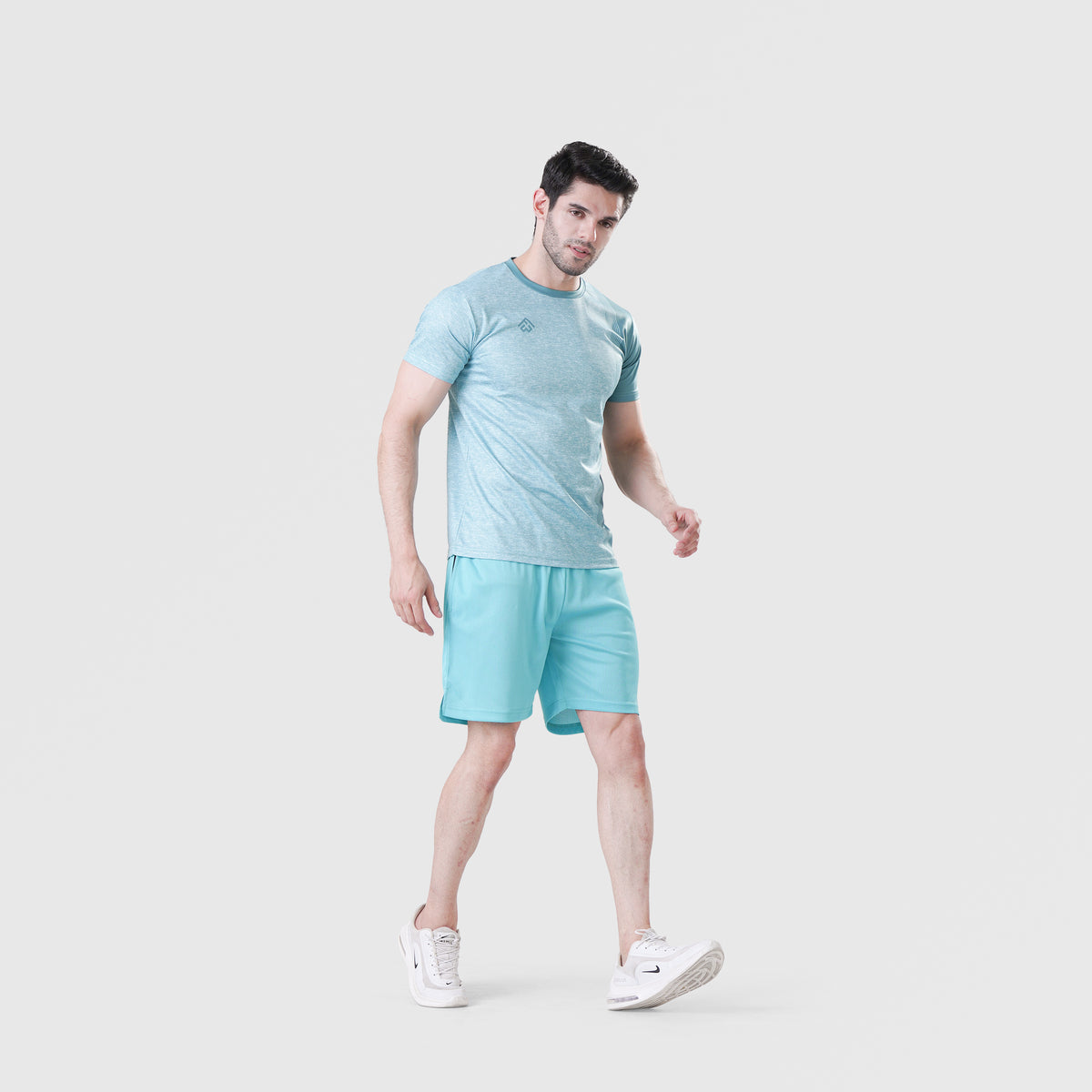 Fibr-Active Shirt TURQUOISE MELANGE TEXTURE