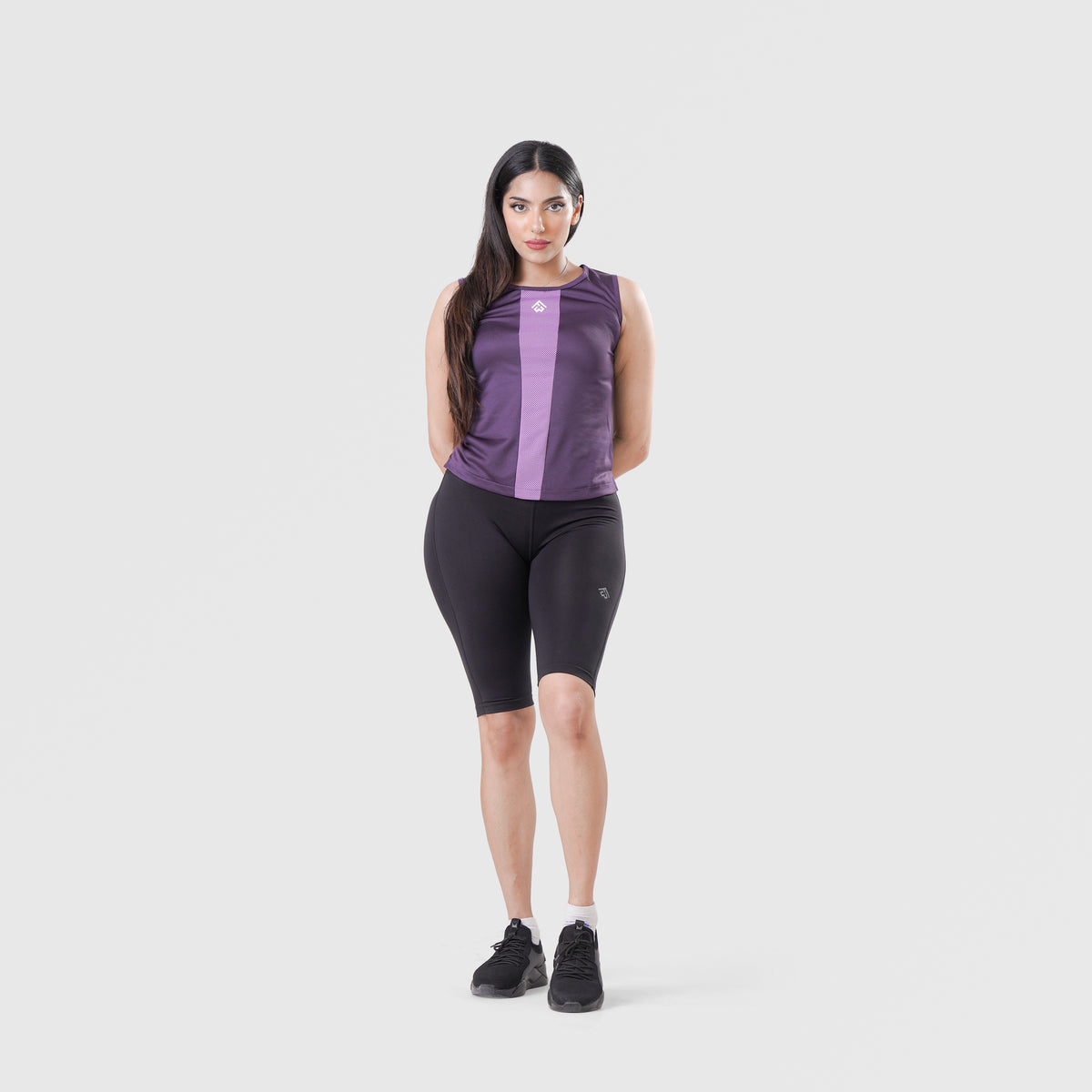 Fibr- Dapper Singlet PURPLE TWO TONE
