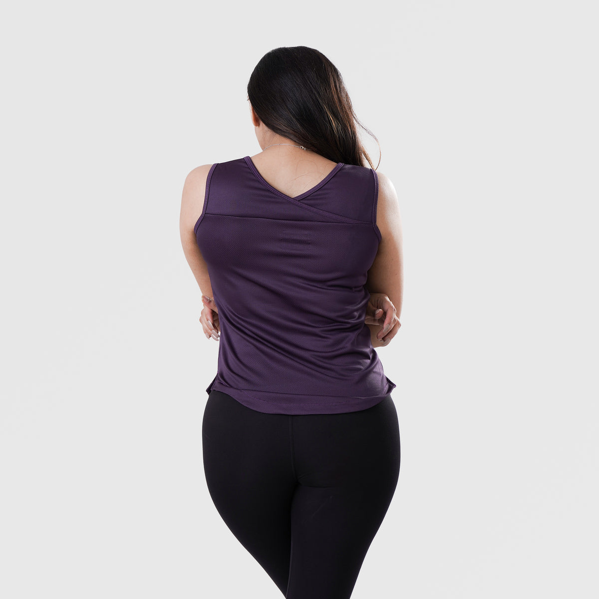 Fibr- Dapper Singlet PURPLE TWO TONE
