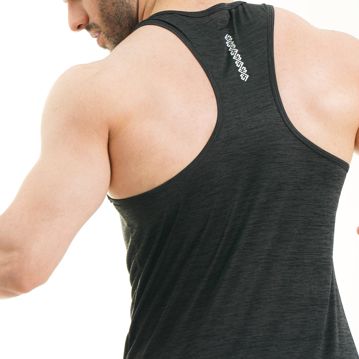 Fibr -Fundamental Tank Top Black Mélange