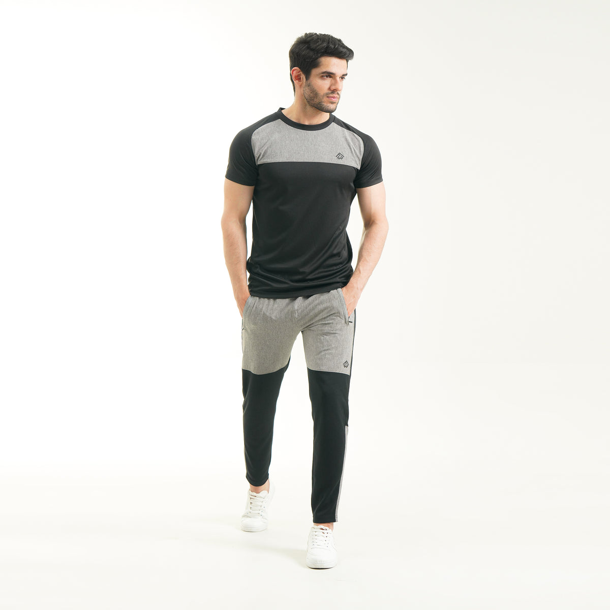 Fibr- Showstopper Set Grey Mélange/Black