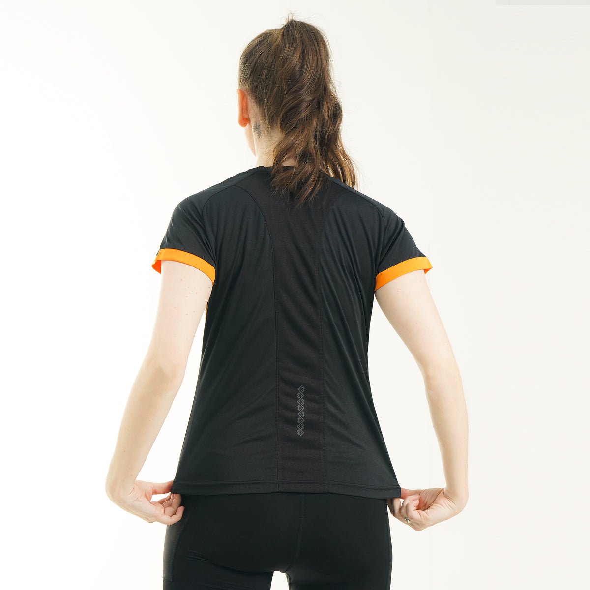 FibR - Color Block Top Orange Black