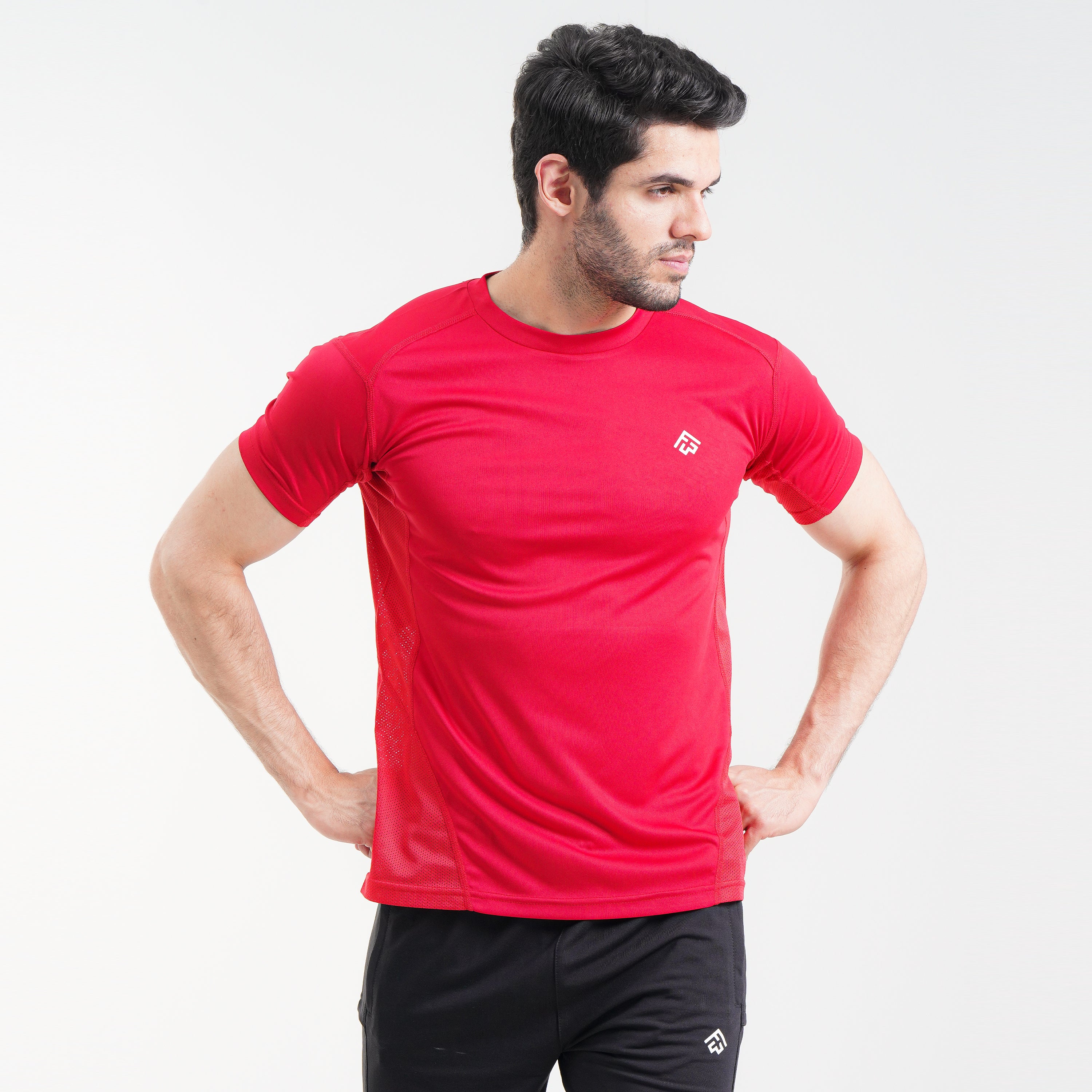 Fibr- Active Mesh T-Shirt Red