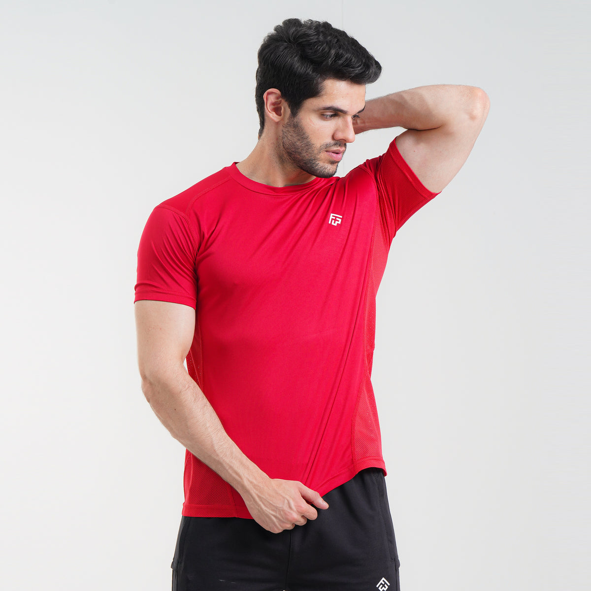 Fibr- Active Mesh T-Shirt Red