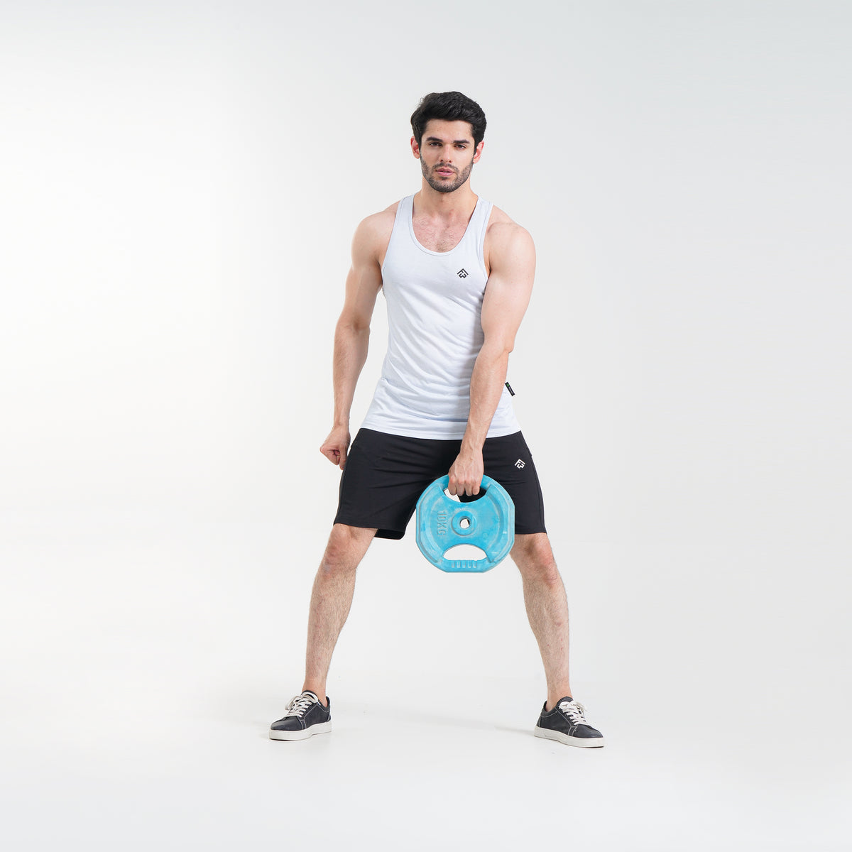 Fibr -Fundamental Tank Top White Mélange