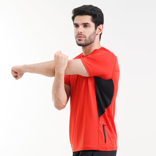 Fibr-Arrival T-shirt Royal Red/Black