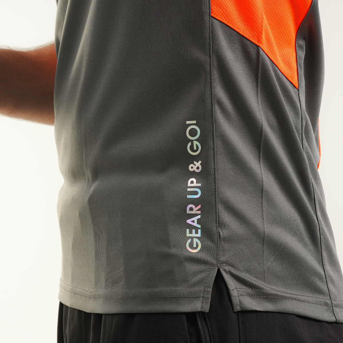 Fibr -Power Tee -  Neon Orange 9951