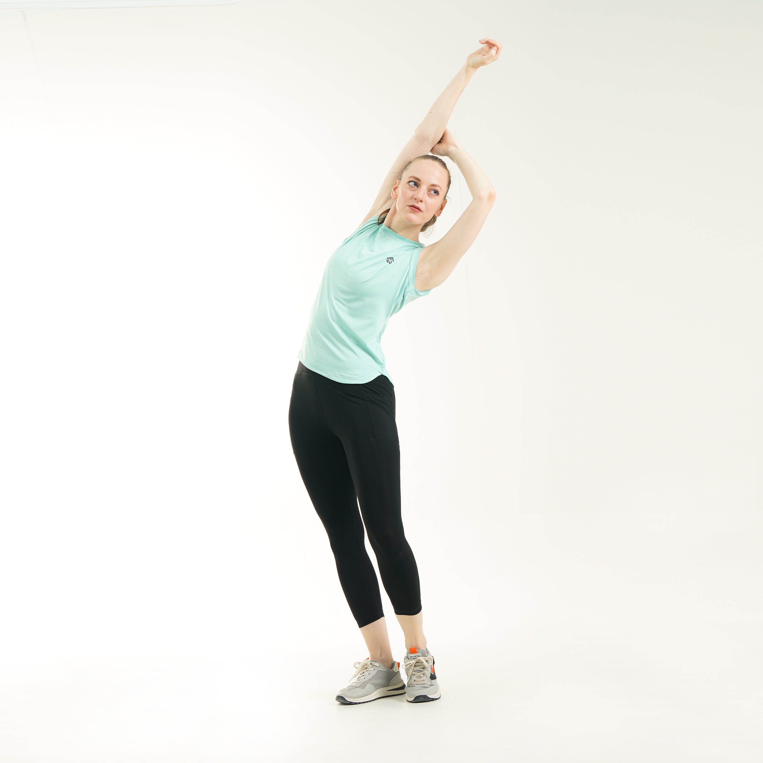 Fibr Comfort Fit Sleeveless Top Tiffany Blue