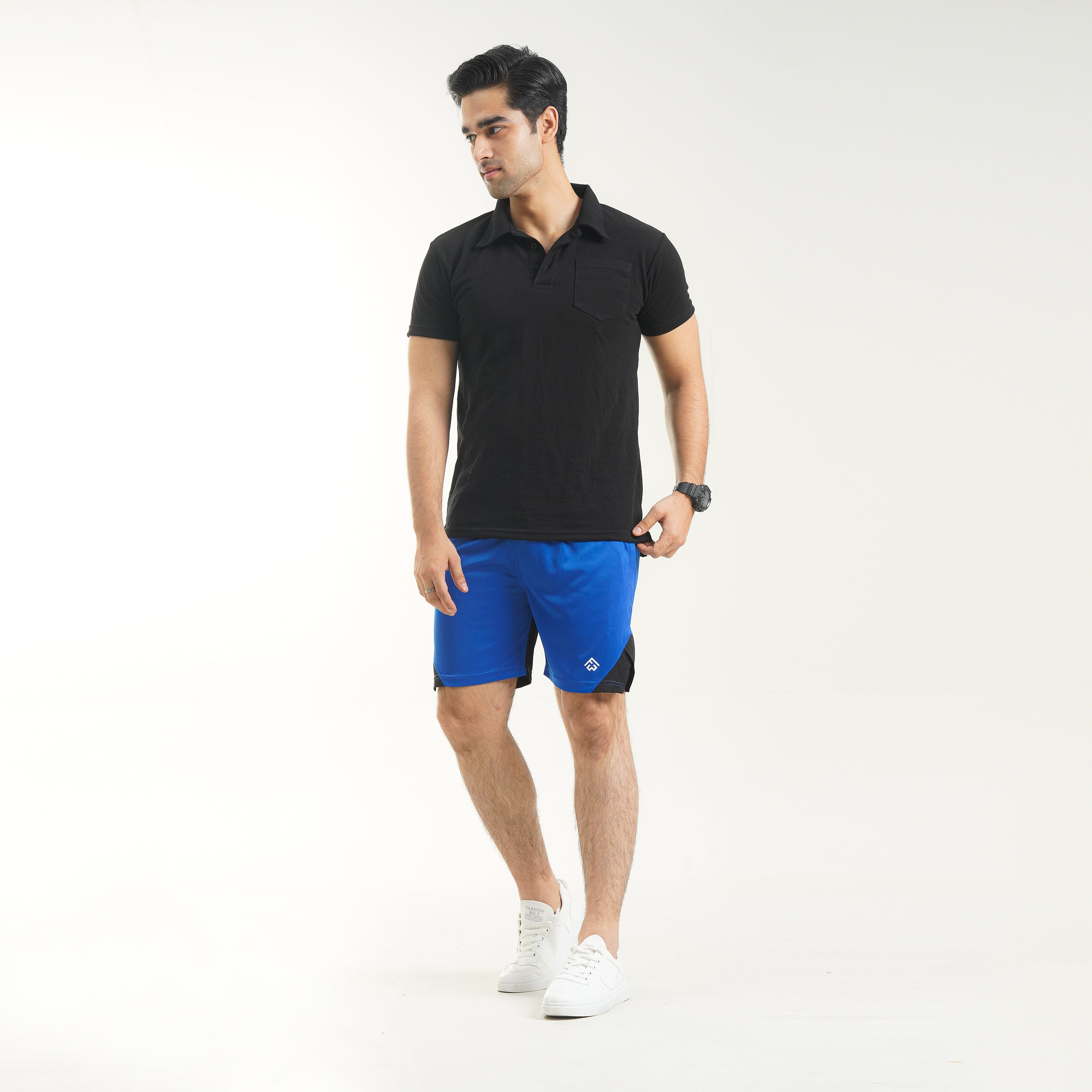 Fibr -Easy go Shorts - Royal/Black