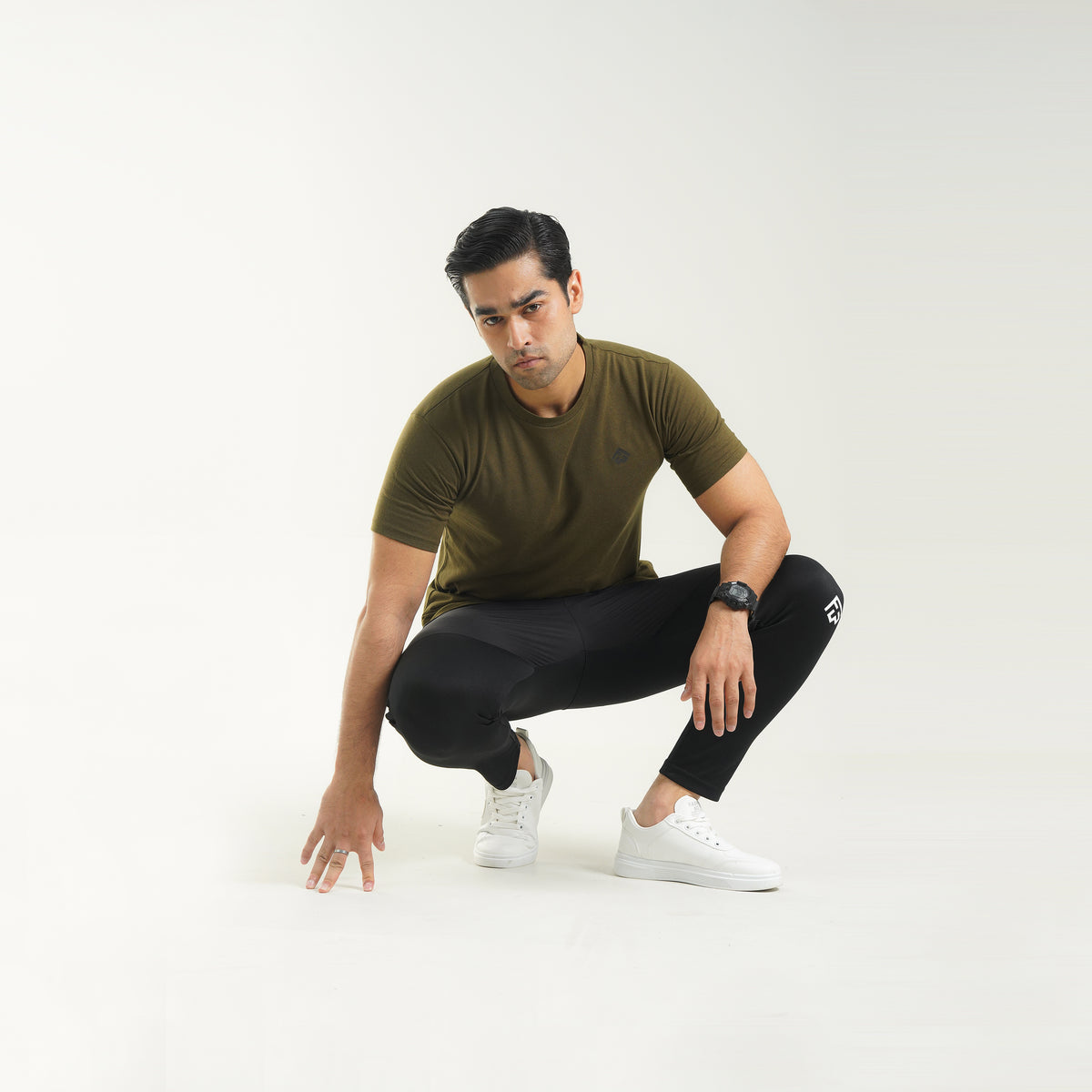 Fibr -Everyday T Shirt - Army Green