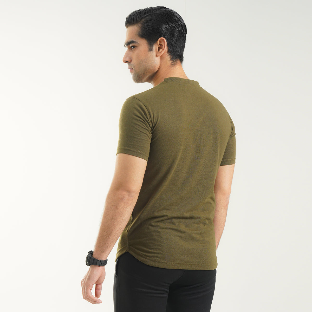 Fibr -Everyday T Shirt - Army Green