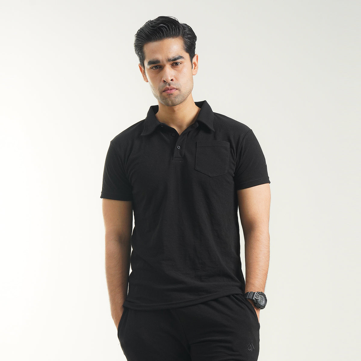 Fibr - Day to day Polo (Black)