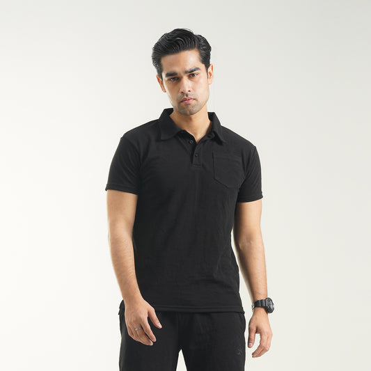 Fibr - Day to day Polo (Black)