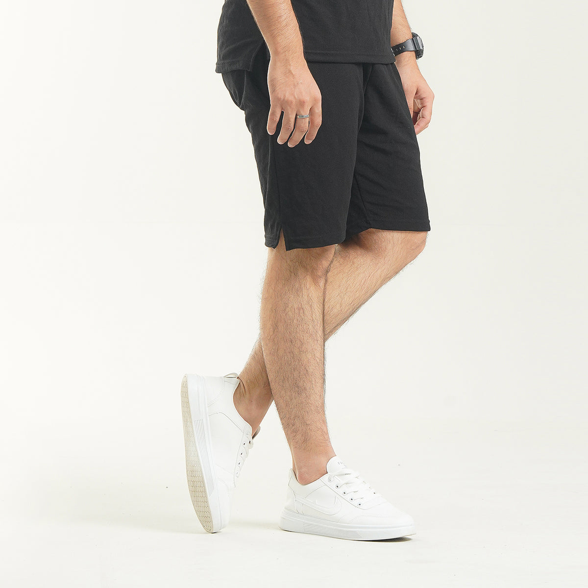 Fibr - Everyday Black Shorts