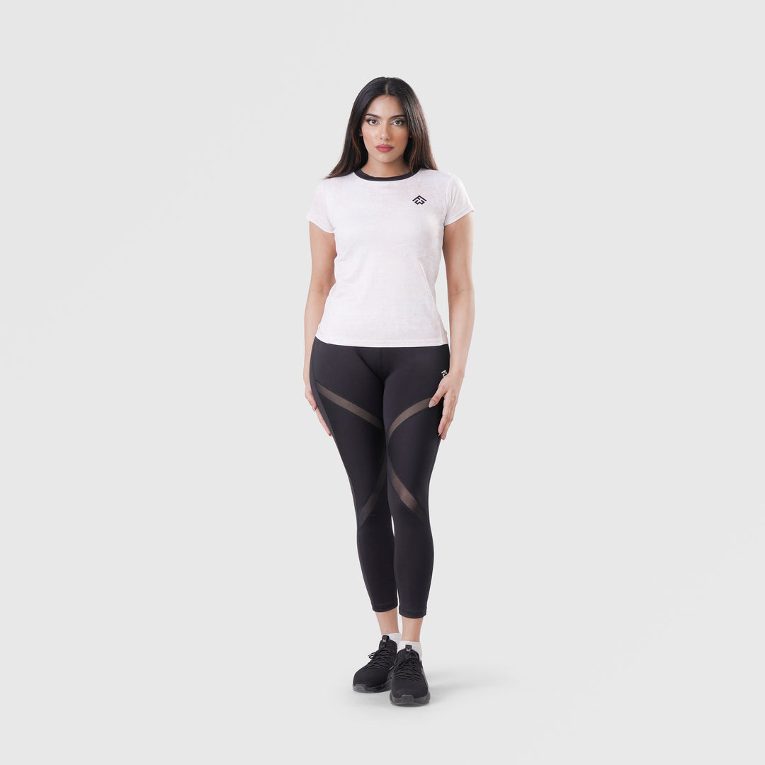 Fibr- Performance Pro Shirt IVORY AND BEIGE OMBRE