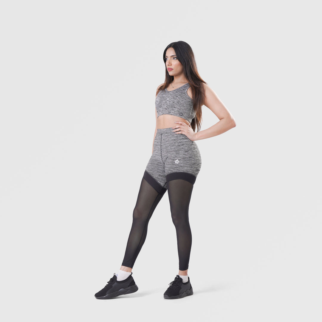 Fibr-Power Leggings ASH MELANGE